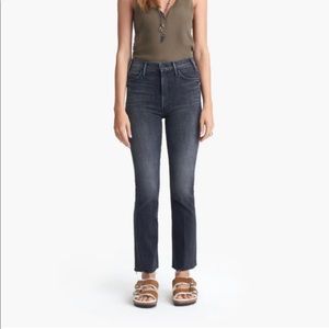 MOTHER The Hustler Ankle Fray in Night Owl